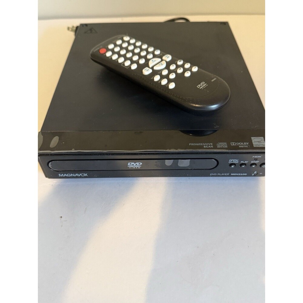 Magnavox MDV2100 DVD Video Player with Remote Control Tested Working